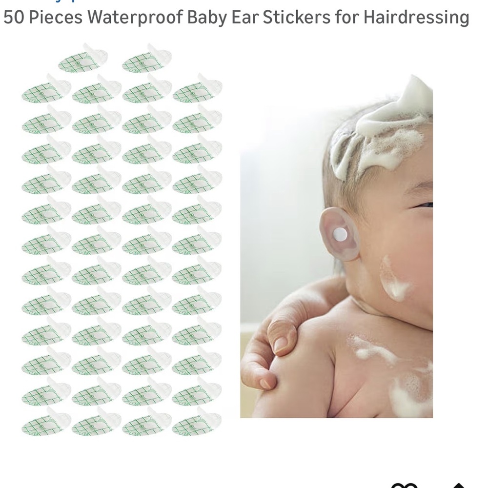 Waterproof Baby Ear Stickers